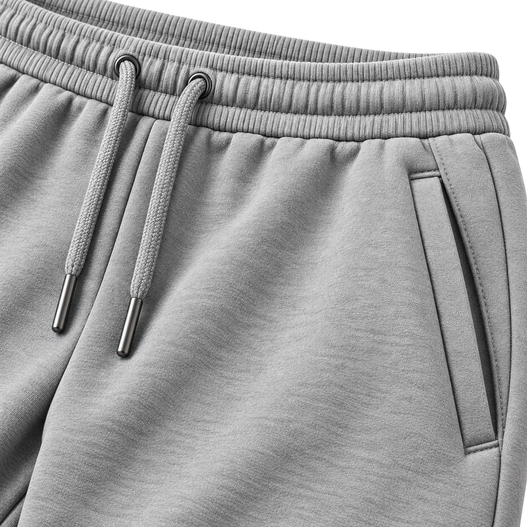 Premium Cotton Fleece Joggers – Heather Grey | CEROVAN