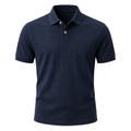 Premium Piqué Cotton Polo Shirt – Midnight Navy | CEROVAN