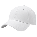 Premium Cotton Twill Baseball Cap – Pure White | CEROVAN