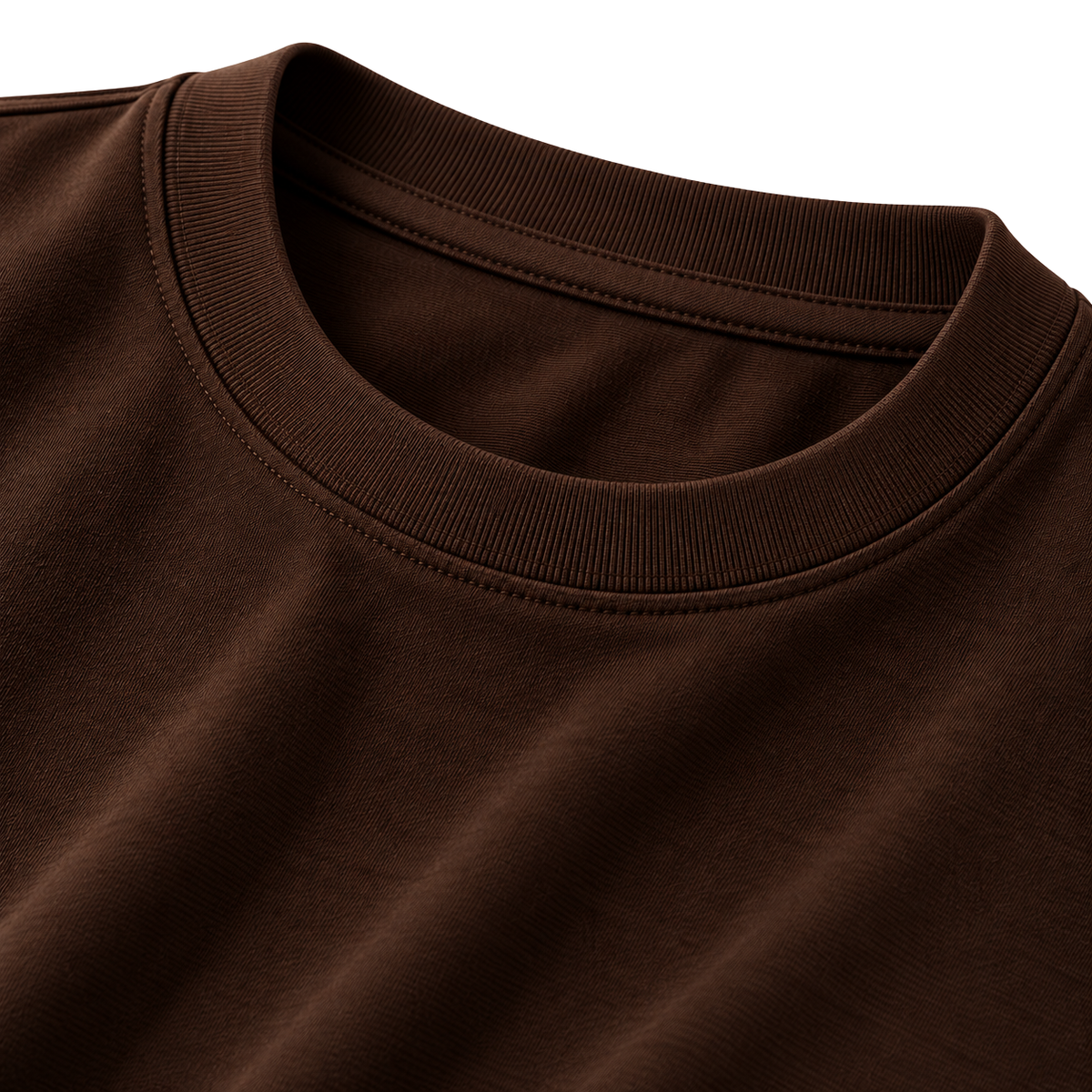 Premium Cotton Longline T-Shirt – Dark Chocolate | CEROVAN